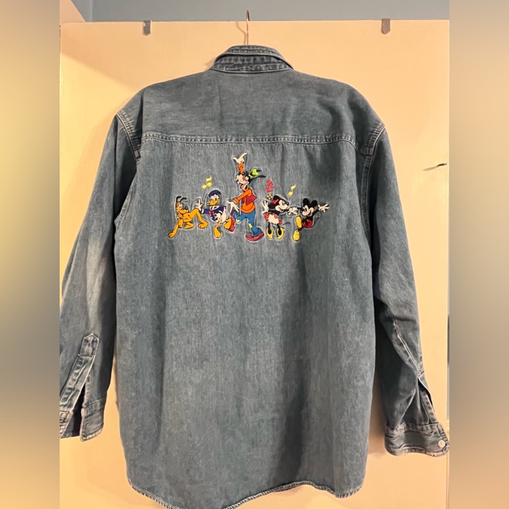 Vintage denim  Mickey & Minnie Mouse Donald Goofy, Pluto shirt